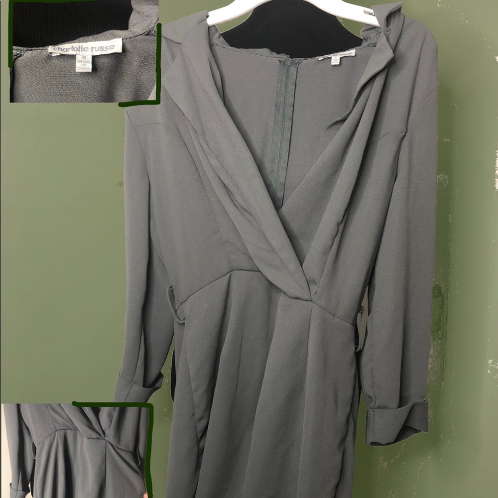 Green jumpsuit (shorts)